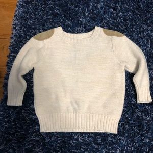 Sweater beige with pads